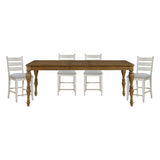 Wyatt Tan 5pc Dining Set - Ornate Home