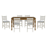 Wyatt Tan 7pc Dining Set - Ornate Home