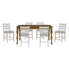 Wyatt Tan 7pc Dining Set - Ornate Home