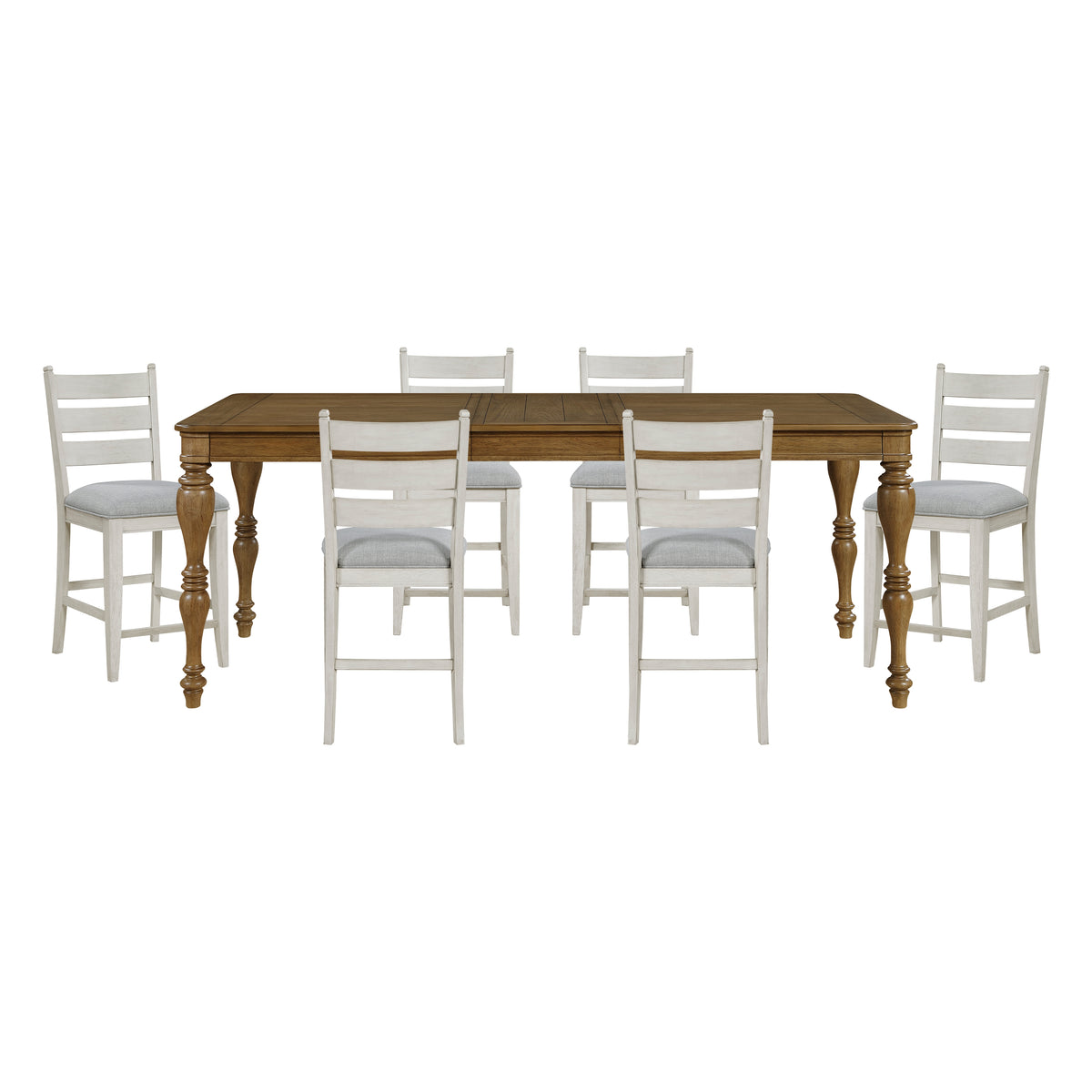 Wyatt Tan 7pc Dining Set - Ornate Home
