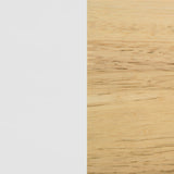 Wyatt White / Natural Twin Over Twin Bunk Bed - Ornate Home