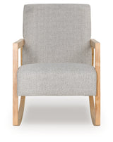 Wychworth Gray/Natural Accent Chair - Ornate Home