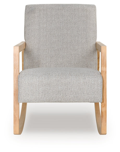 Wychworth Gray/Natural Accent Chair - Ornate Home