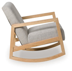 Wychworth Gray/Natural Accent Chair - Ornate Home