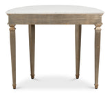 Wycliffe Gold Leaf Demilune Console Table - Ornate Home