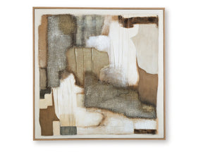 Wylander Tan/Brown/Gray Wall Art (Online Special Price) - Ornate Home