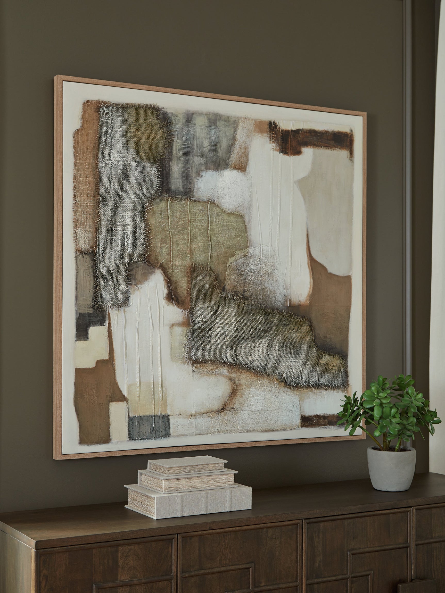 Wylander Tan/Brown/Gray Wall Art (Online Special Price) - Ornate Home