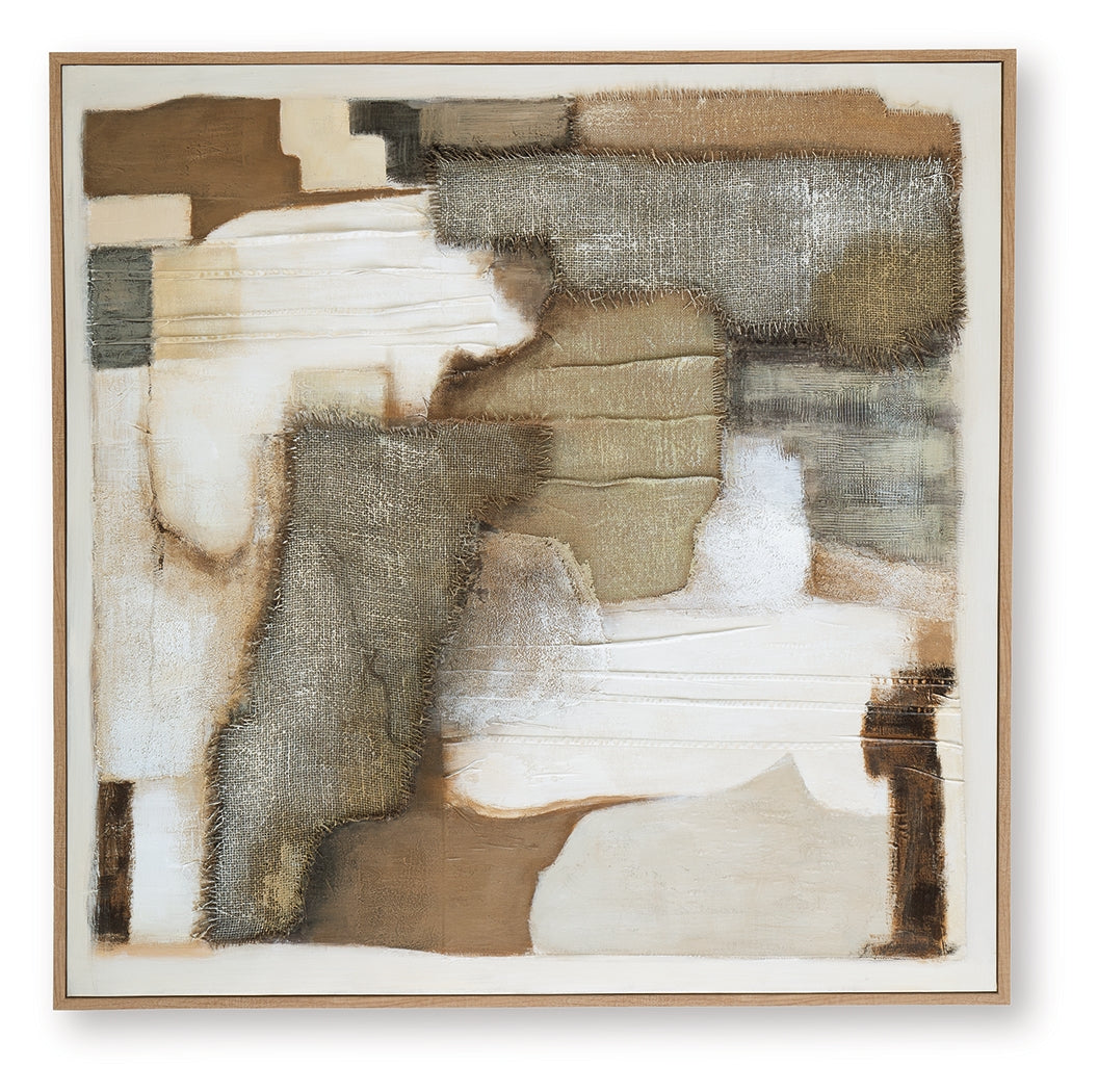Wylander Tan/Brown/Gray Wall Art (Online Special Price) - Ornate Home