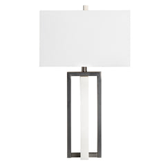 Wylie White/Black Table Lamp - Ornate Home