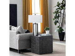 Wylie White/Black Table Lamp - Ornate Home