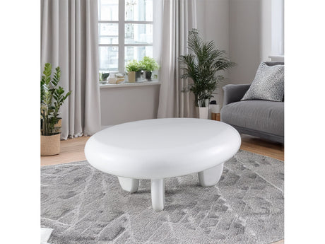 Wylie White High Gloss Coffee Table - Ornate Home