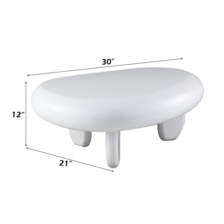 Wylie White High Gloss Coffee Table - Ornate Home