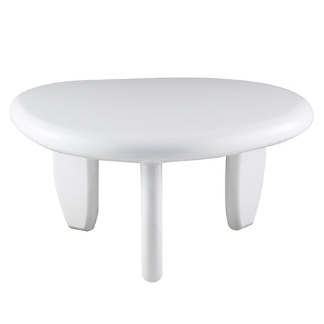 Wylie White High Gloss End Table - Ornate Home