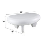 Wylie White High Gloss End Table - Ornate Home