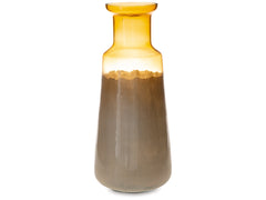 Wynburg White/Amber Vase - Ornate Home