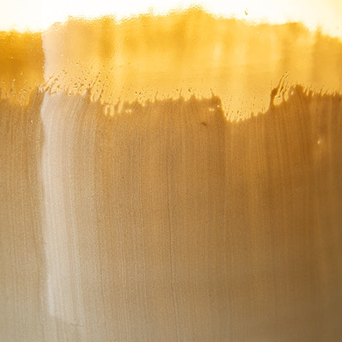 Wynburg White/Amber Vase - Ornate Home