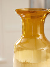 Wynburg White/Amber Vase - Ornate Home