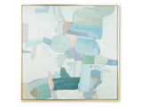 Wynburn White/Blue/Green Wall Art (Online Special Price) - Ornate Home