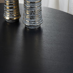 Wyndham Black Round Dining Table - Ornate Home