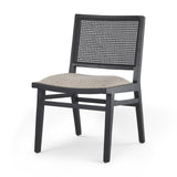 Wynn Beige/Black Cane Back Dining Side Chair (Set of 2)