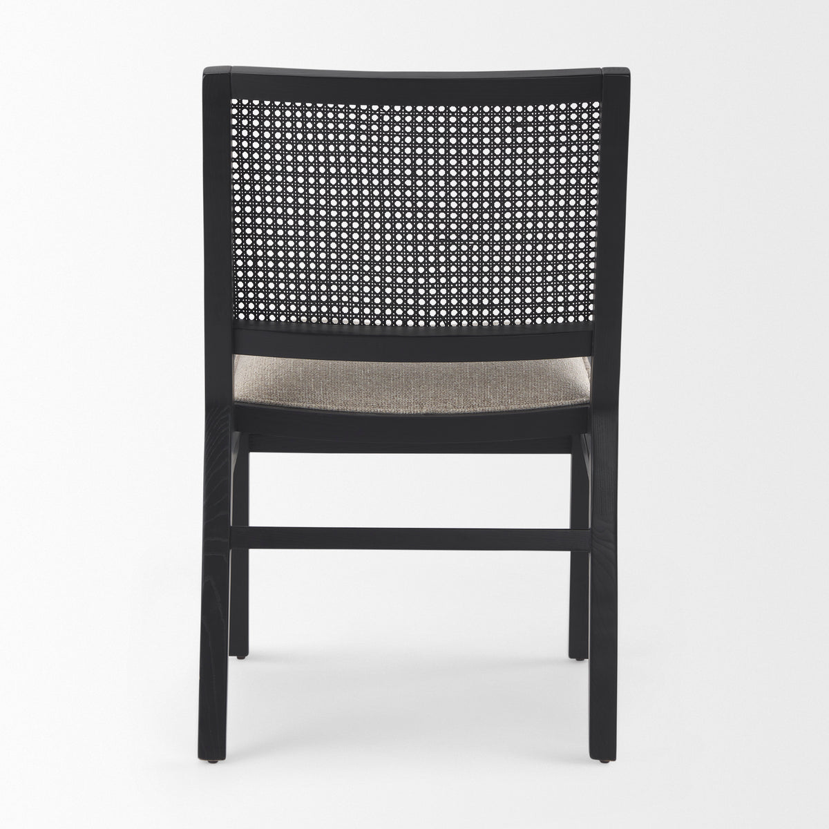 Wynn Beige/Black Cane Back Dining Side Chair (Set of 2)
