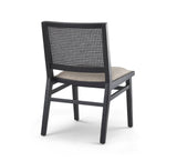 Wynn Beige/Black Cane Back Dining Side Chair (Set of 2)