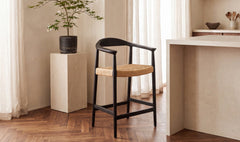 Wynn Black Counter Stool - Ornate Home