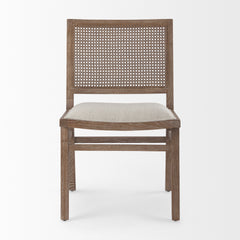 Wynn Brown Cane Back Dining Side Chair (Set of 2)