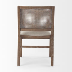 Wynn Brown Cane Back Dining Side Chair (Set of 2)