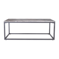 Wynn Grey/Gunmetal Marble Cocktail Table - Ornate Home