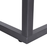 Wynn Grey/Gunmetal Marble End Table - Ornate Home