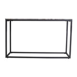 Wynn Grey/Gunmetal Marble Sofa Table - Ornate Home