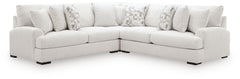 Wynncroft Manor Chalk 3-Piece Sectional - Ornate Home