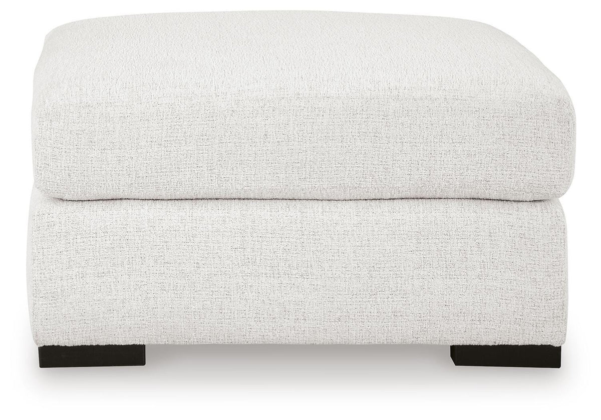 Wynncroft Manor Chalk Oversized Accent Ottoman (Online Special Price) - Ornate Home