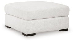 Wynncroft Manor Chalk Oversized Accent Ottoman - Ornate Home
