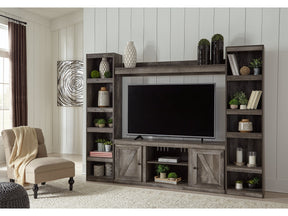 Wynnlow Gray 4-Piece Entertainment Center (Online Special Price) - Ornate Home