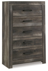 Wynnlow Gray Full Panel Bed & Chest & Nightstand - Ornate Home