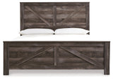 Wynnlow Gray King Crossbuck Panel Bedroom Set with Chest (Online Special Price) - Ornate Home