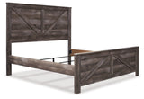 Wynnlow Gray King Crossbuck Panel Bedroom Set with Chest (Online Special Price) - Ornate Home