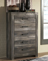 Wynnlow Gray King Crossbuck Panel Bedroom Set with Chest (Online Special Price) - Ornate Home