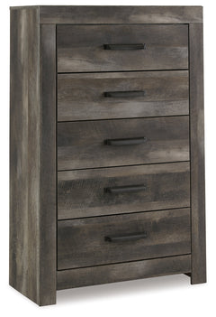 Wynnlow Gray Queen Crossbuck Panel Bedroom Set with Chest and Nightstand - Ornate Home