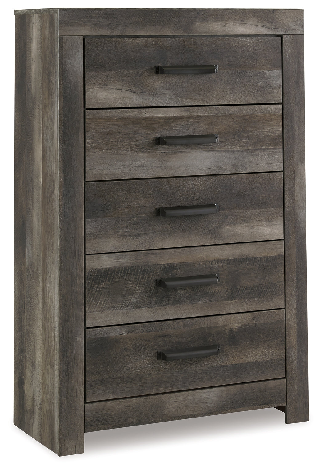 Wynnlow Gray Queen Panel Bed & Dresser & Mirror & Chest & 2 Nightstands (Online Special Price) - Ornate Home