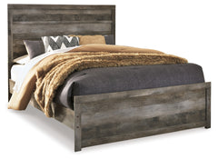 Wynnlow Gray Queen Panel Bed, Dresser and Mirror - Ornate Home