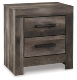 Wynnlow Gray Queen Panel Bedroom Set with Mirrored Dresser and Nightstand (Online Special Price) - Ornate Home