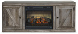 Wynnlow Gray TV Stand with Electric Fireplace (Online Special Price) - Ornate Home