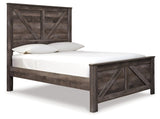 Wynnlow Queen Crossbuck Panel Bedroom Set with Dresser, Mirror and Chest (Online Special Price) - Ornate Home