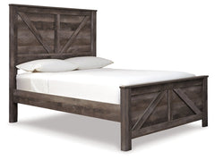 Wynnlow Queen Crossbuck Panel Bedroom Set with Dresser, Mirror and Chest - Ornate Home