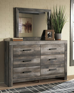 Wynnlow Queen Crossbuck Panel Bedroom Set with Dresser, Mirror and Chest - Ornate Home