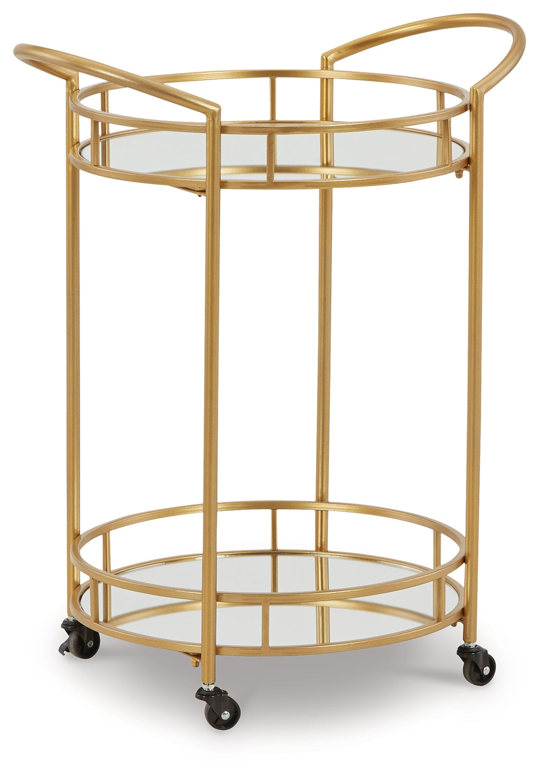 Wynora Gold Bar Cart (Online Special Price) - Ornate Home