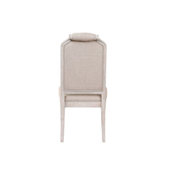 Wynsor Fabric & Antique Champagne Side Chair - Ornate Home